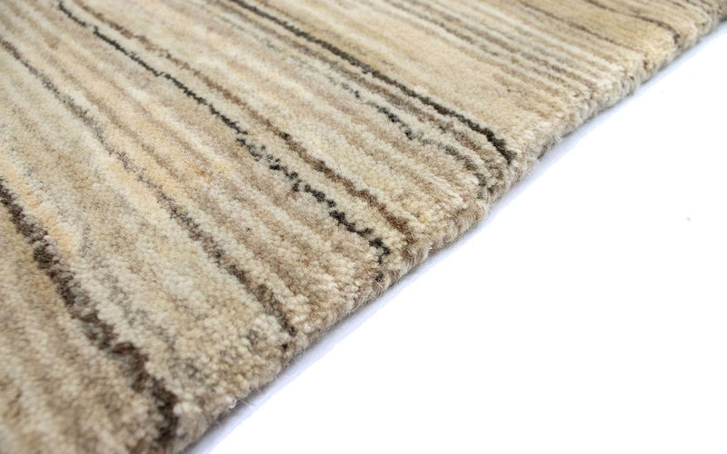 Tapis en laine - 124 x 63 cm - naturel