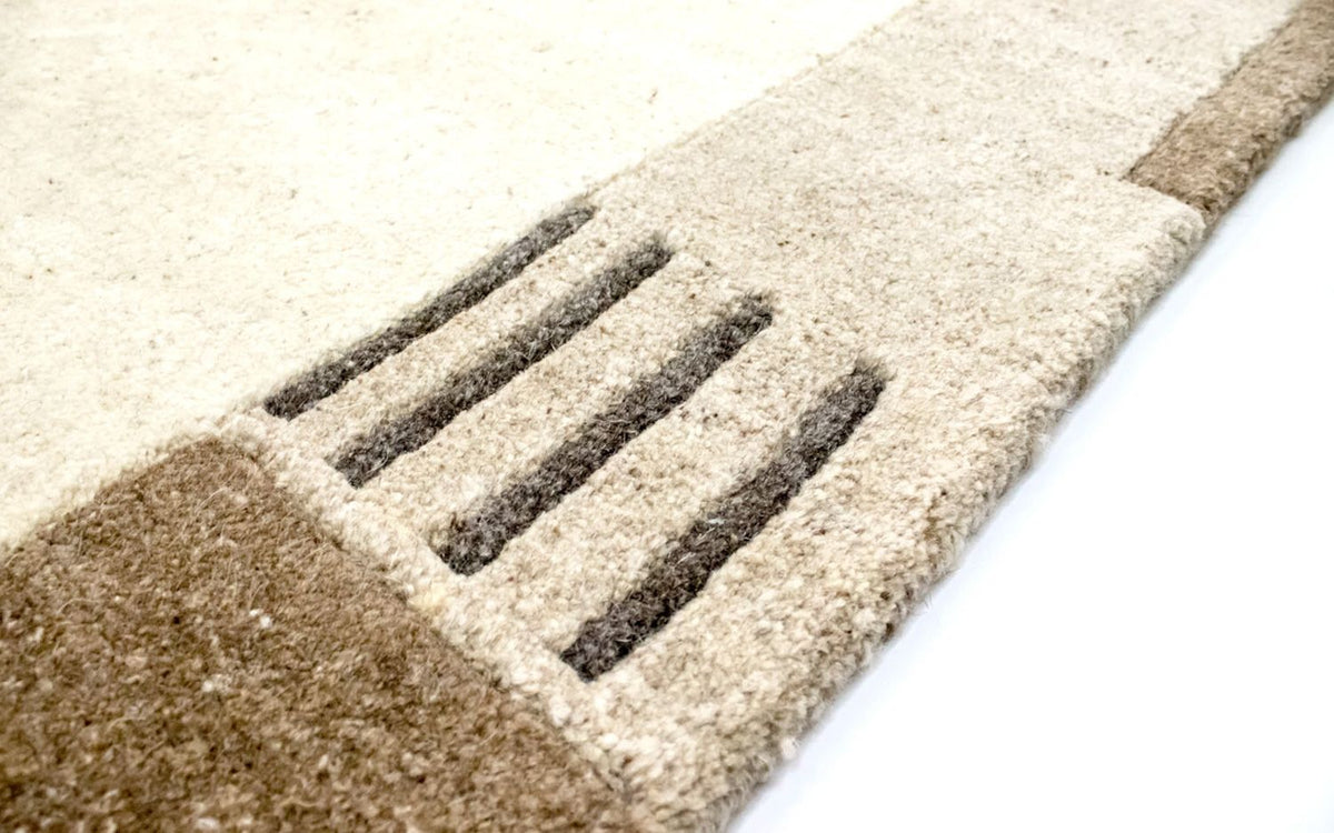 Tapis Népalais - 174 x 122 cm - beige