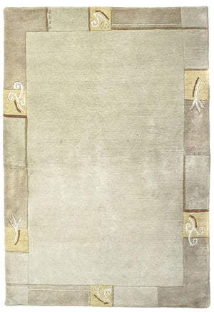 Tapis Népalais - 180 x 124 cm - beige