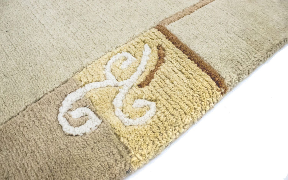 Tapis Népalais - 180 x 124 cm - beige