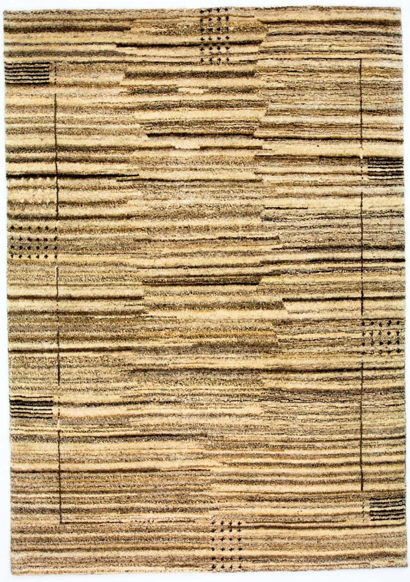 Tapis Gabbeh - Indus - 202 x 140 cm - multicolore