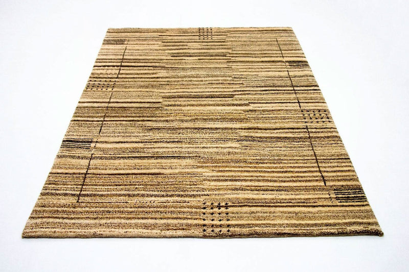 Tapis Gabbeh - Indus - 202 x 140 cm - multicolore