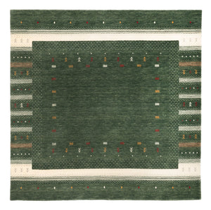 Tapis Gabbeh - Loribaft Softy - Aurora Flair - carré