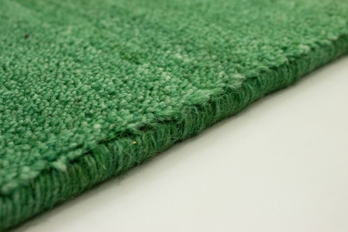 Tapis de couloir Tapis Gabbeh - Indus - 200 x 80 cm - vert