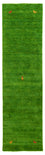 Tapis de couloir Tapis Gabbeh - Indus - 200 x 80 cm - vert