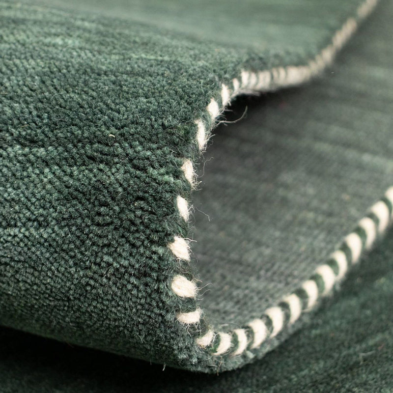 Tapis Gabbeh - Softy - 160 x 90 cm - vert foncé