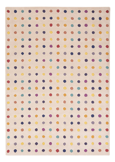 Ground White Multy Tapis en Laine