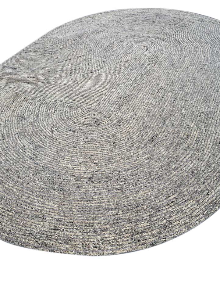 Tapis en laine originale  - 225 x 150 cm - gris