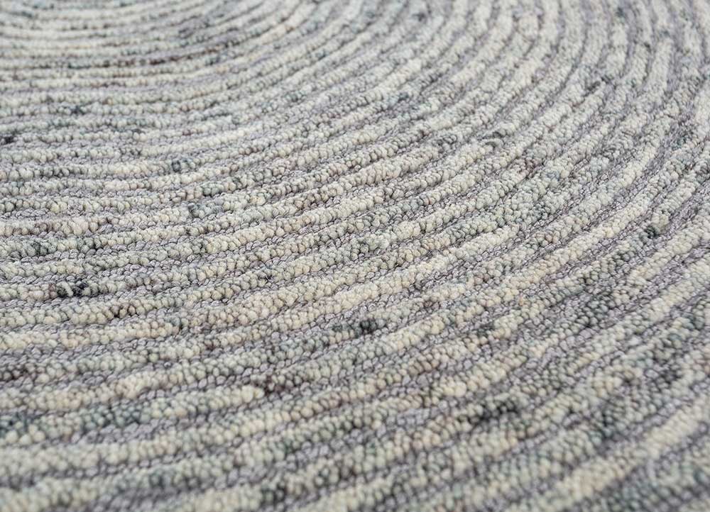 Tapis en laine originale  - 225 x 150 cm - gris