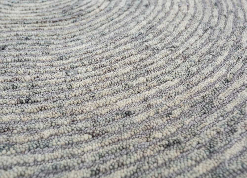 Tapis en laine originale  - 225 x 150 cm - gris