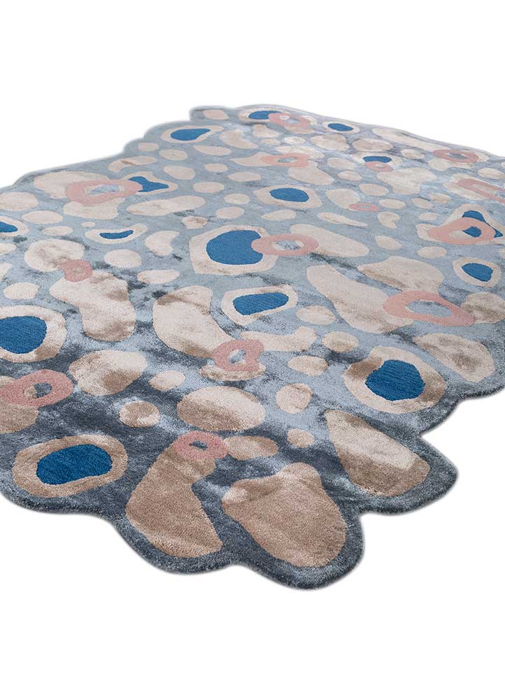 Tapis design originale  - 270 x 180 cm - bleu