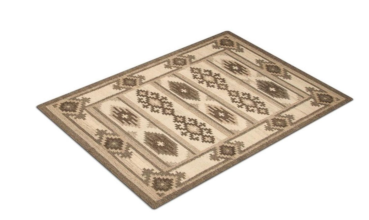 Tapis Kelim - Tendance - 200 x 140 cm - naturel