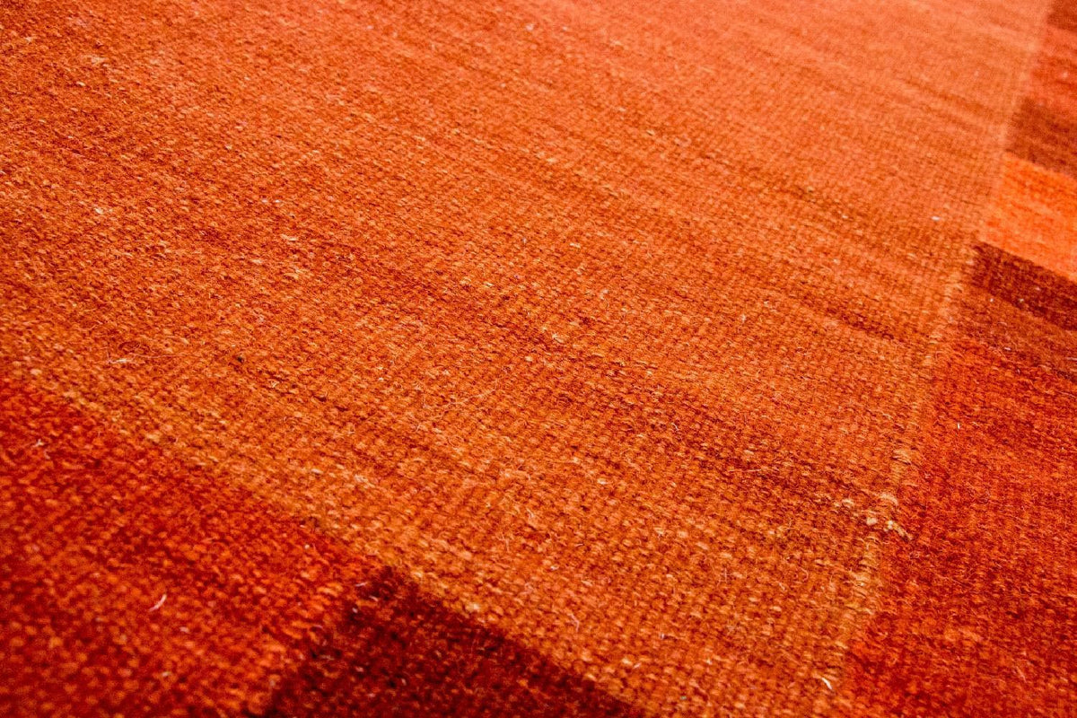 Tapis Kelim - Tendance - 202 x 143 cm - orange