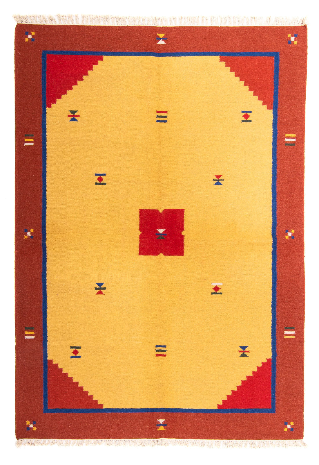 Tapis Kelim - Tendance - 240 x 170 cm - or