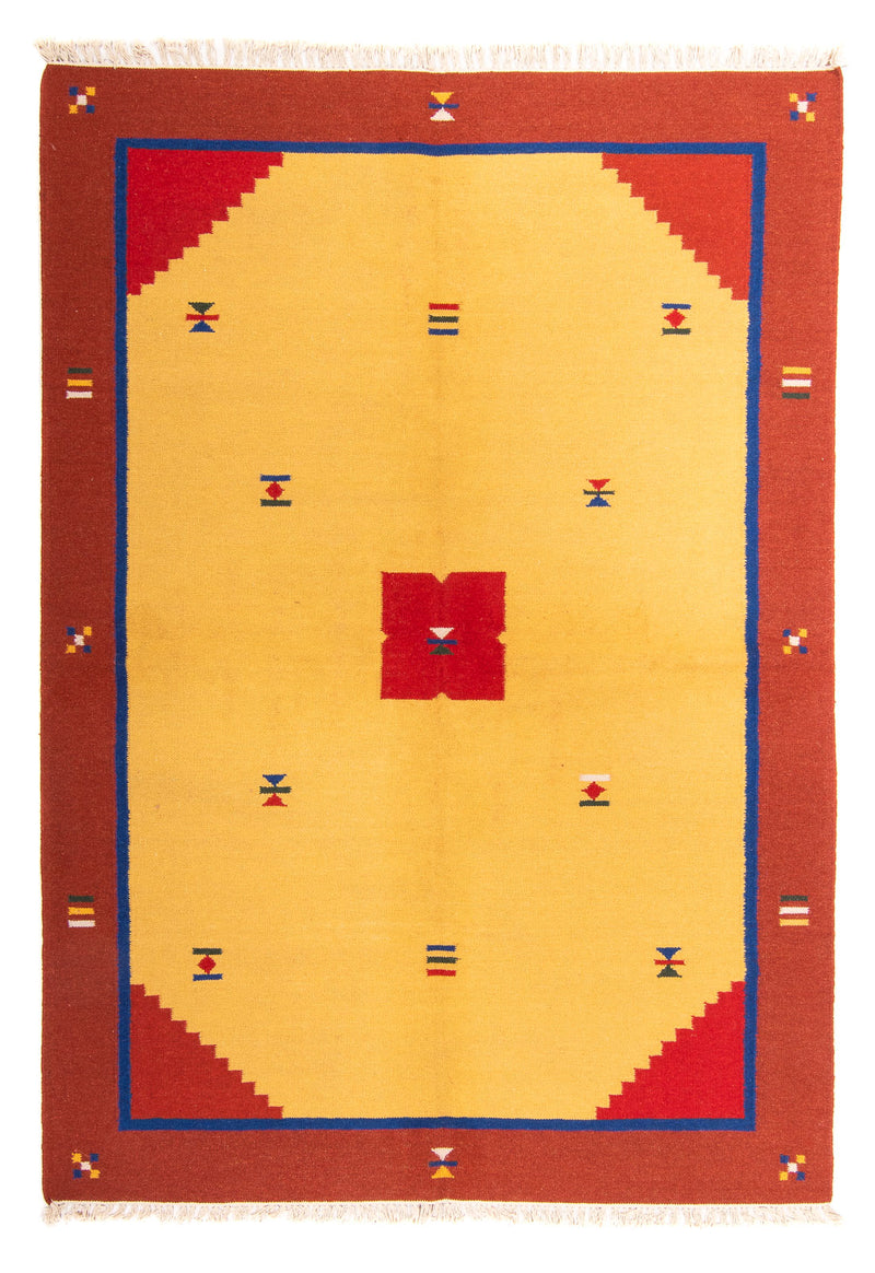 Tapis Kelim - Tendance - 240 x 170 cm - or