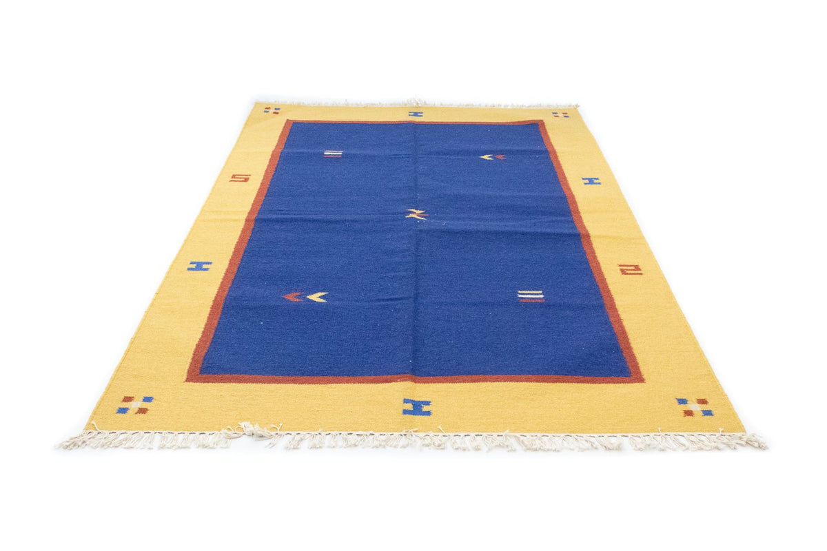 Tapis Kelim - Tendance - 200 x 140 cm - bleu