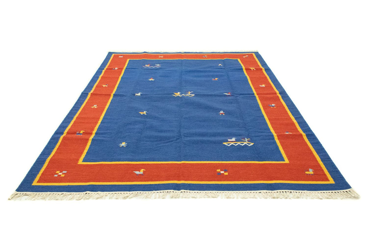 Tapis Kelim - Tendance - 300 x 200 cm - bleu