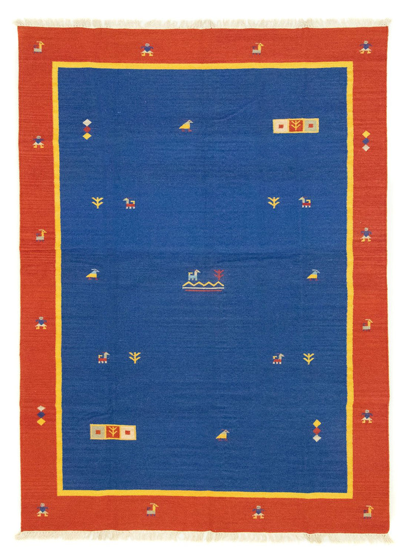 Tapis Kelim - Tendance - 300 x 200 cm - bleu