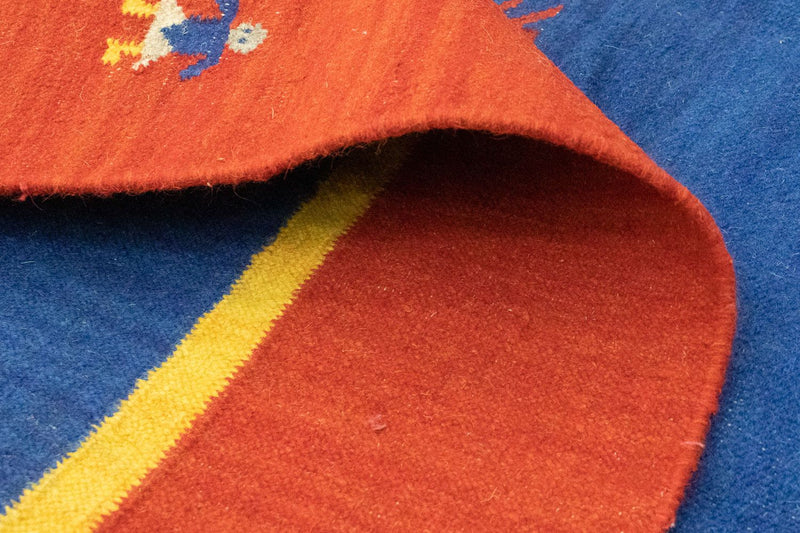 Tapis Kelim - Tendance - 300 x 200 cm - bleu