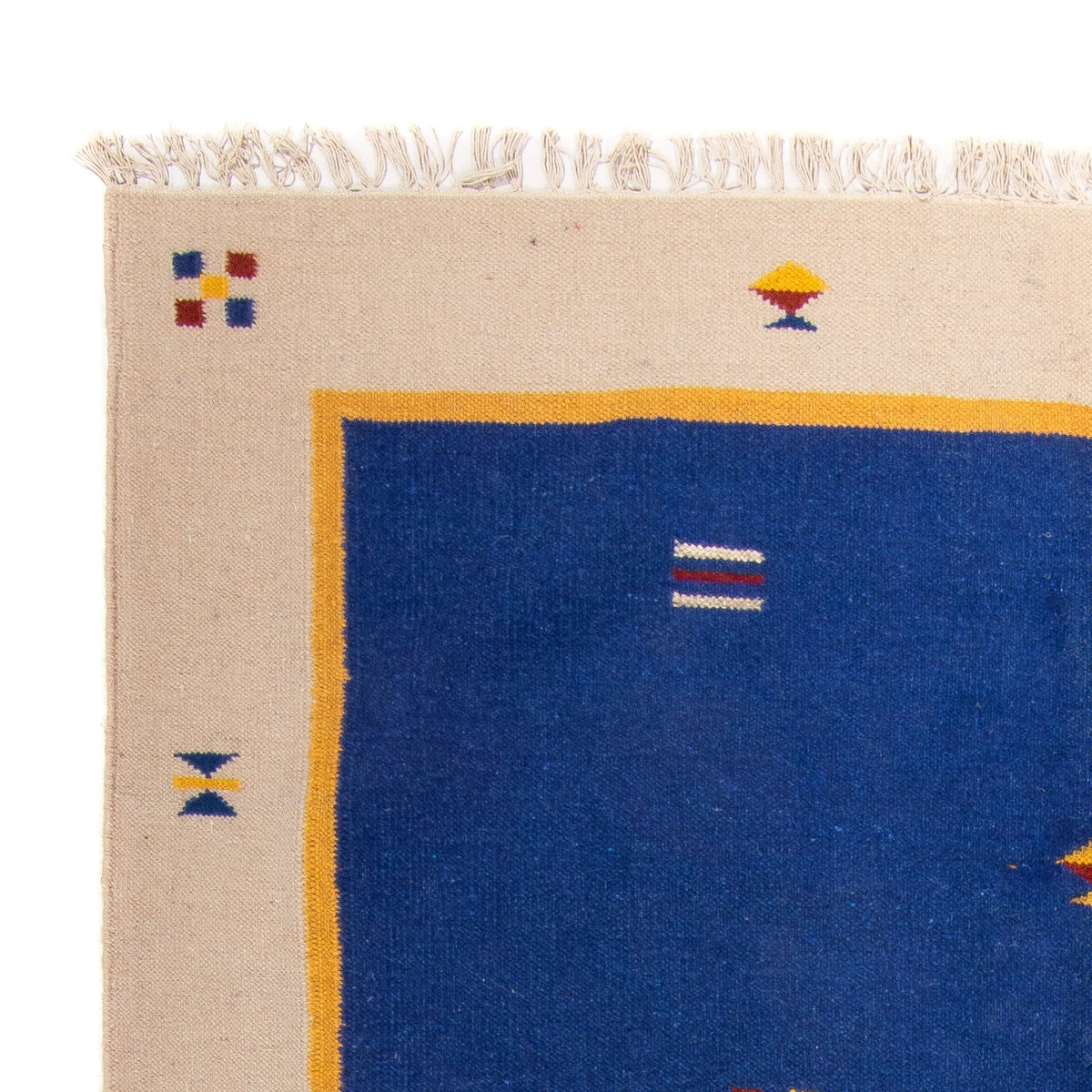 Tapis Kelim - Tendance - 240 x 170 cm - bleu foncé