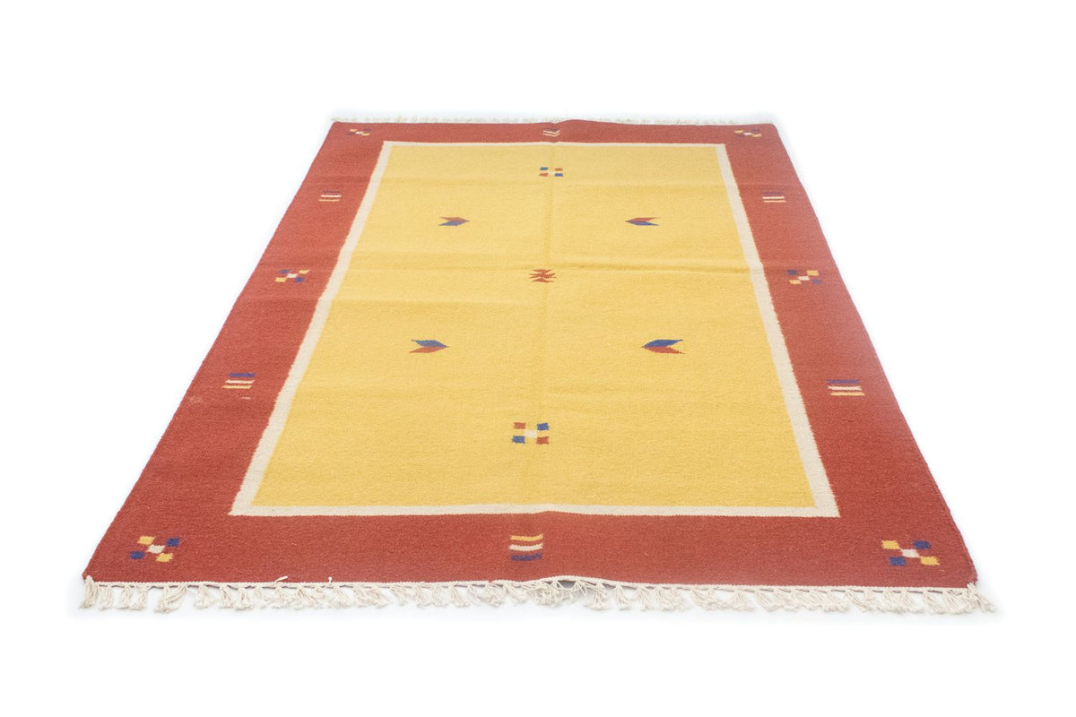 Tapis Kelim - Tendance - 200 x 140 cm - jaune