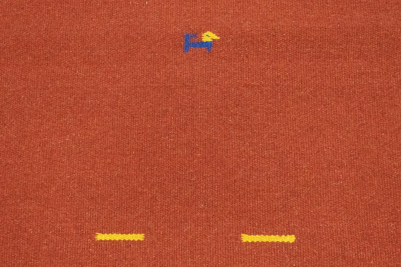 Tapis Kelim - Tendance - 180 x 120 cm - rouille