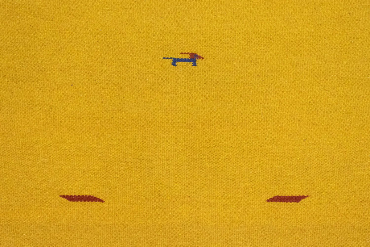 Tapis Kelim - Tendance - 180 x 120 cm - jaune
