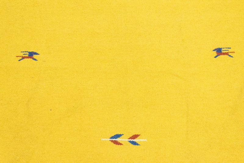 Tapis Kelim - Tendance - 180 x 120 cm - jaune