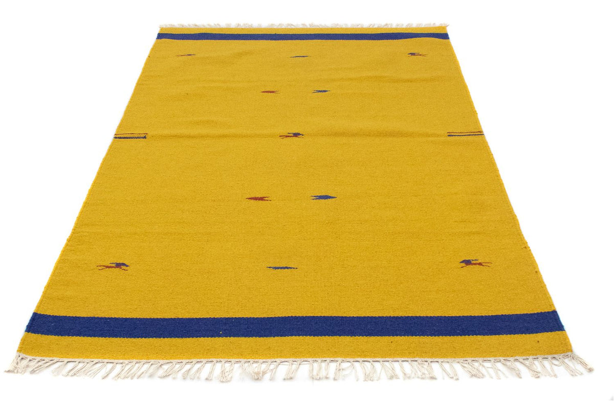Tapis Kelim - Tendance - 180 x 120 cm - jaune