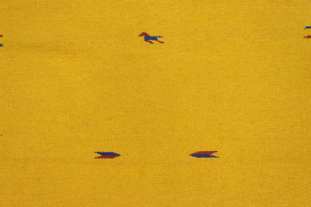 Tapis Kelim - Tendance - 180 x 120 cm - jaune