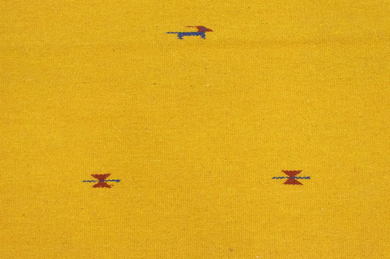 Tapis Kelim - Tendance - 180 x 120 cm - jaune