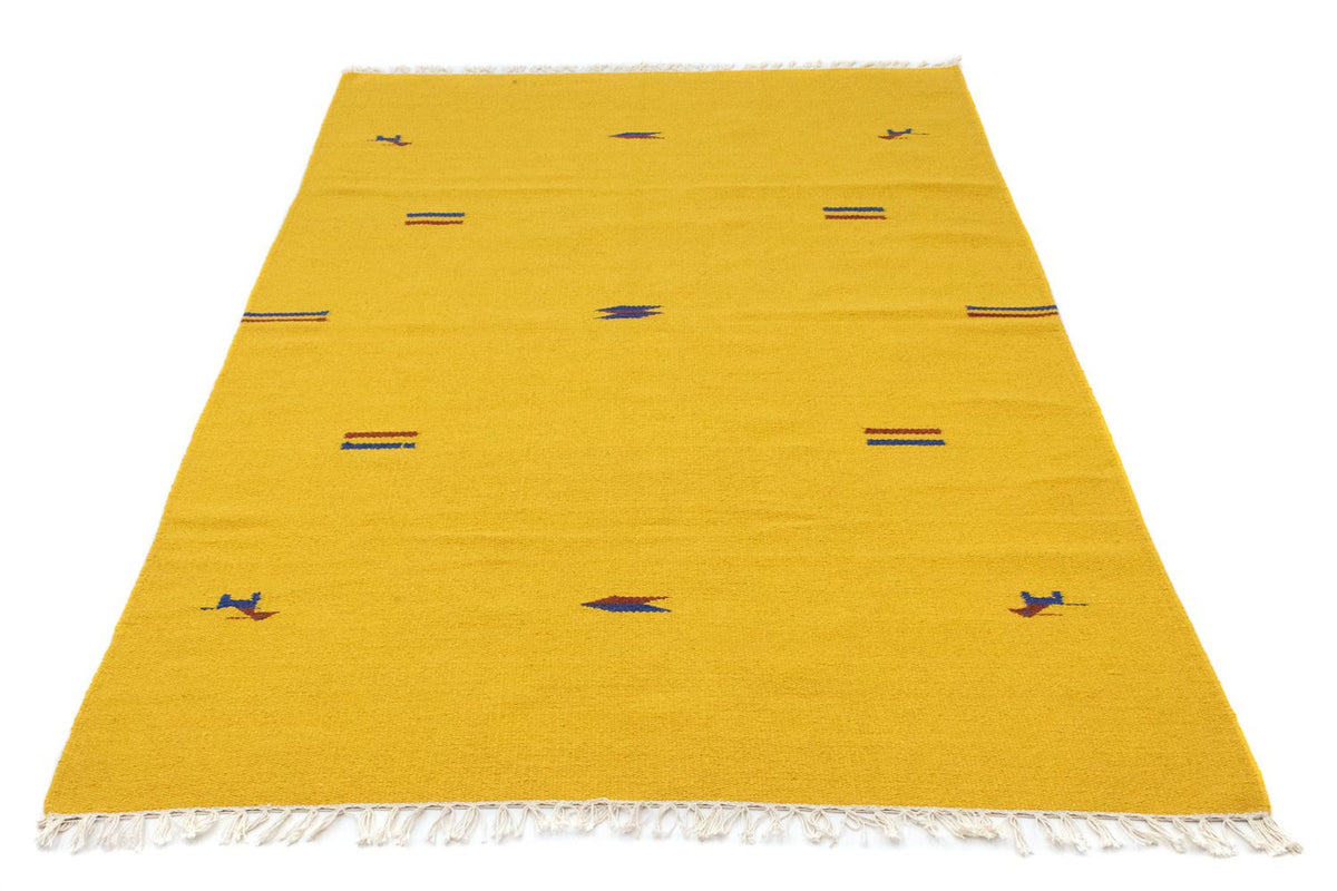 Tapis Kelim - Tendance - 180 x 120 cm - jaune