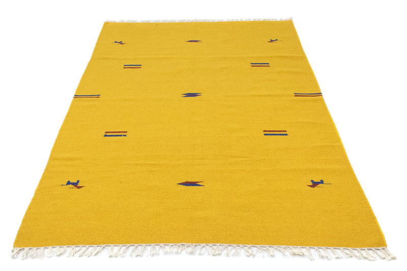 Tapis Kelim - Tendance - 180 x 120 cm - jaune