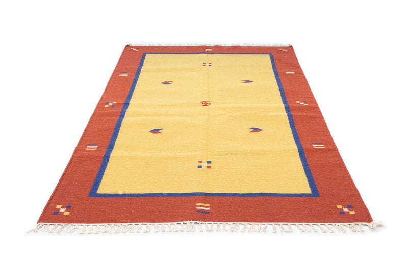 Tapis Kelim - Tendance - 200 x 140 cm - jaune