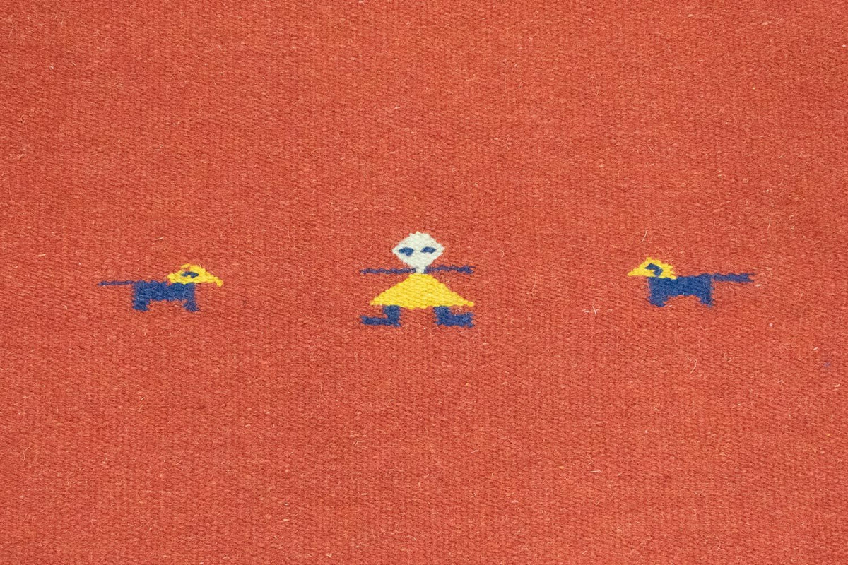 Tapis Kelim - Tendance - 180 x 120 cm - rouge