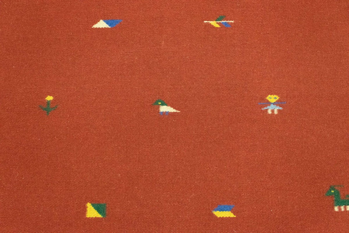 Tapis Kelim - Tendance - 180 x 120 cm - rouge
