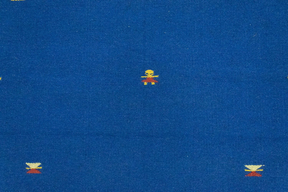 Tapis Kelim - Tendance - 180 x 120 cm - bleu