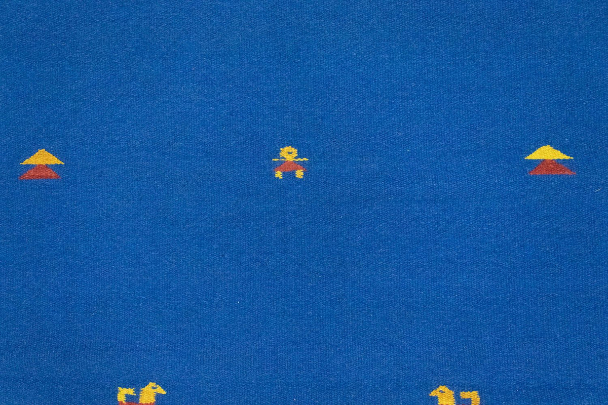 Tapis Kelim - Tendance - 180 x 120 cm - bleu