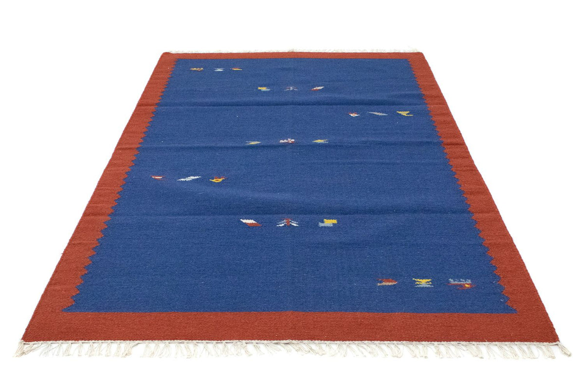 Tapis Kelim - Tendance - 180 x 120 cm - bleu