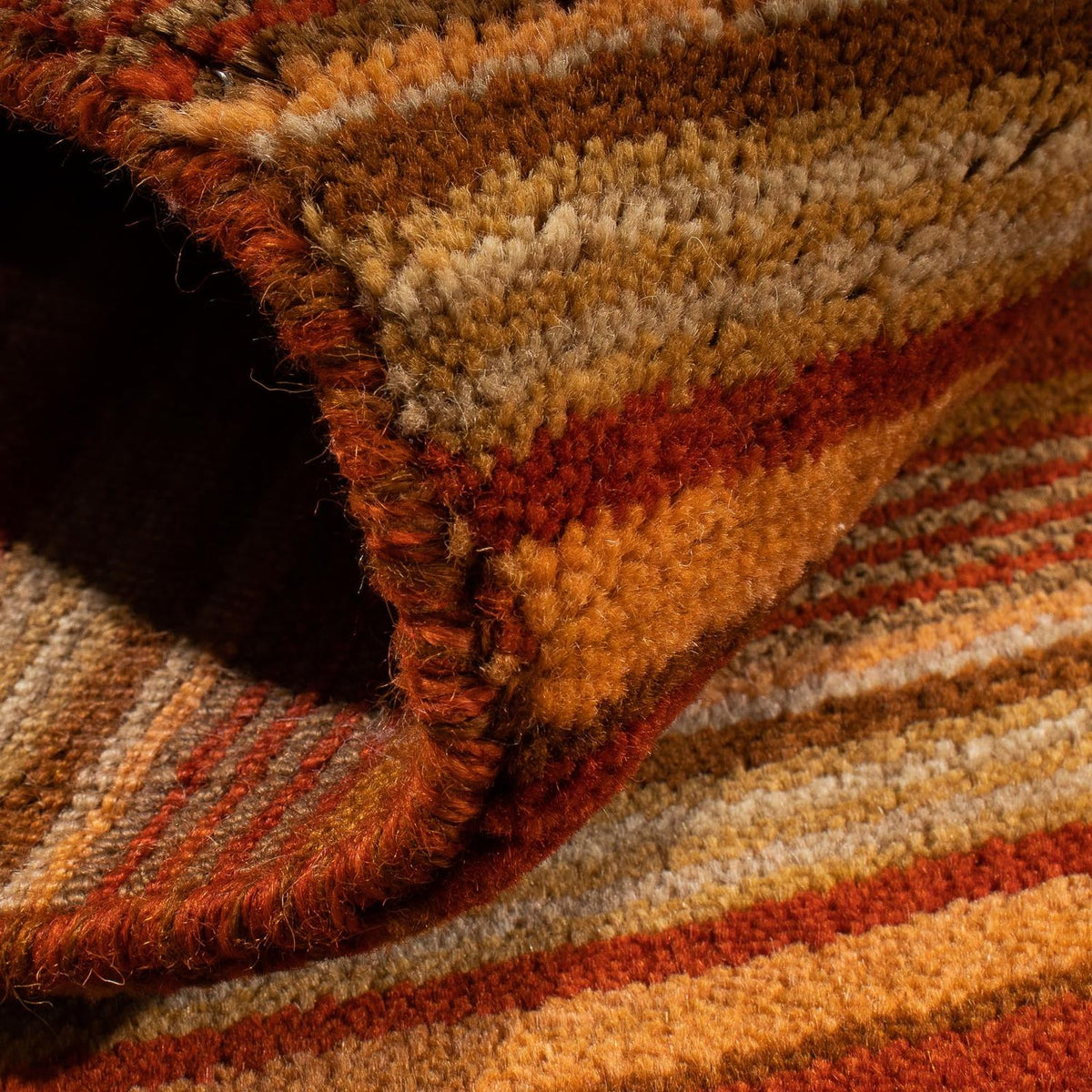 Tapis Gabbeh - Loribaft Softy - 122 x 73 cm - multicolore