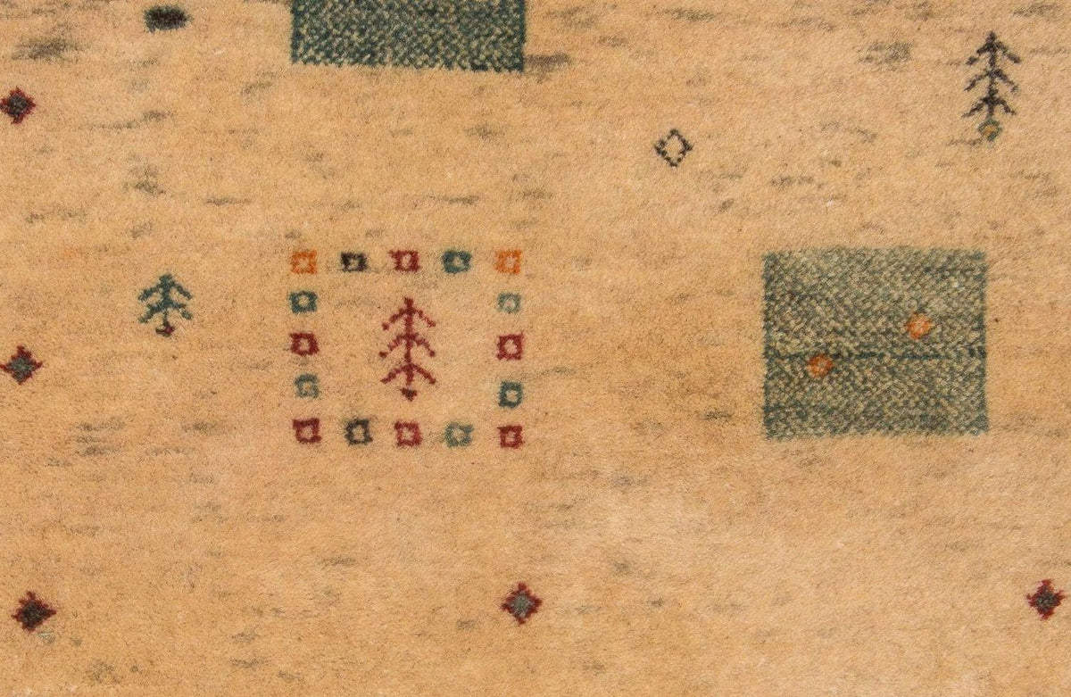 Tapis Gabbeh - Loribaft Persan - 200 x 146 cm - beige