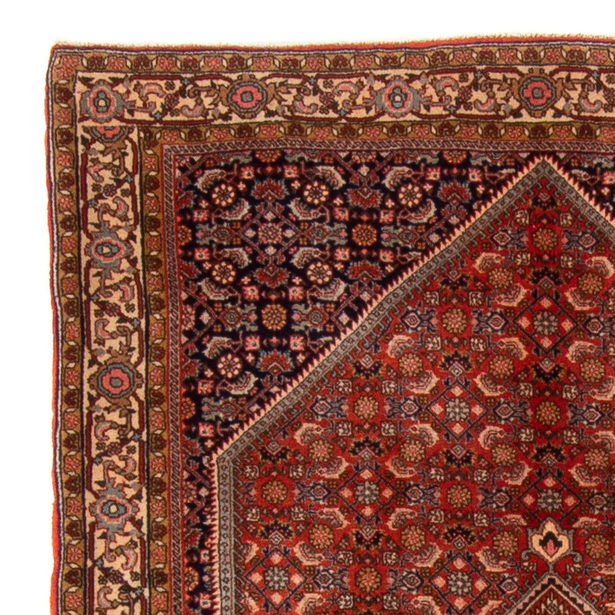 Tapis persan - Bidjar - 168 x 116 cm - rouge