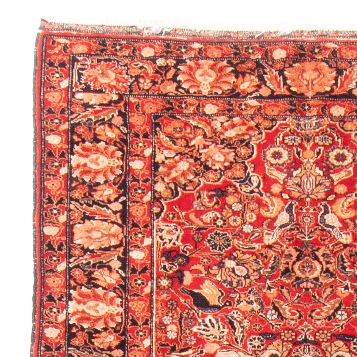 Tapis de couloir Tapis afghan - 194 x 108 cm - rouge