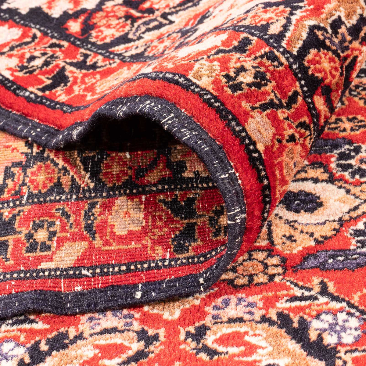 Tapis de couloir Tapis afghan - 194 x 108 cm - rouge