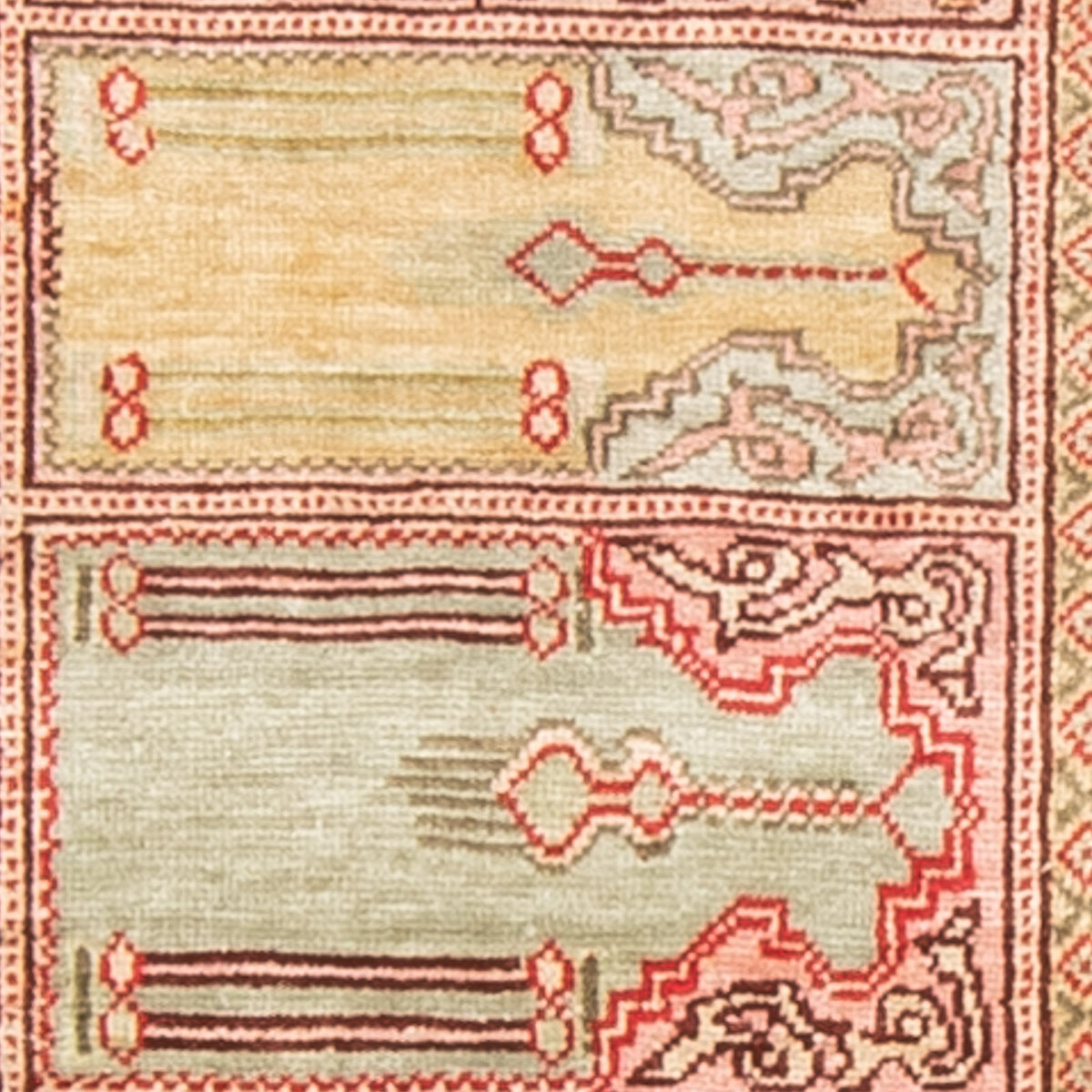 Tapis oriental - Hereke - 61 x 41 cm - multicolore