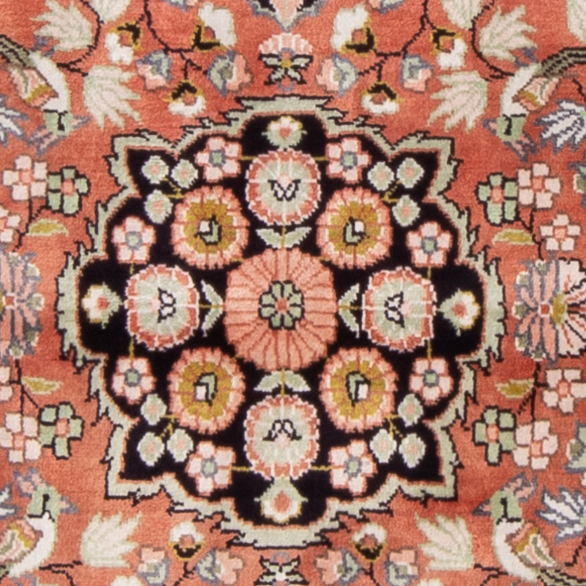 Tapis en soie - Soie chinoise - 93 x 62 cm - rouge