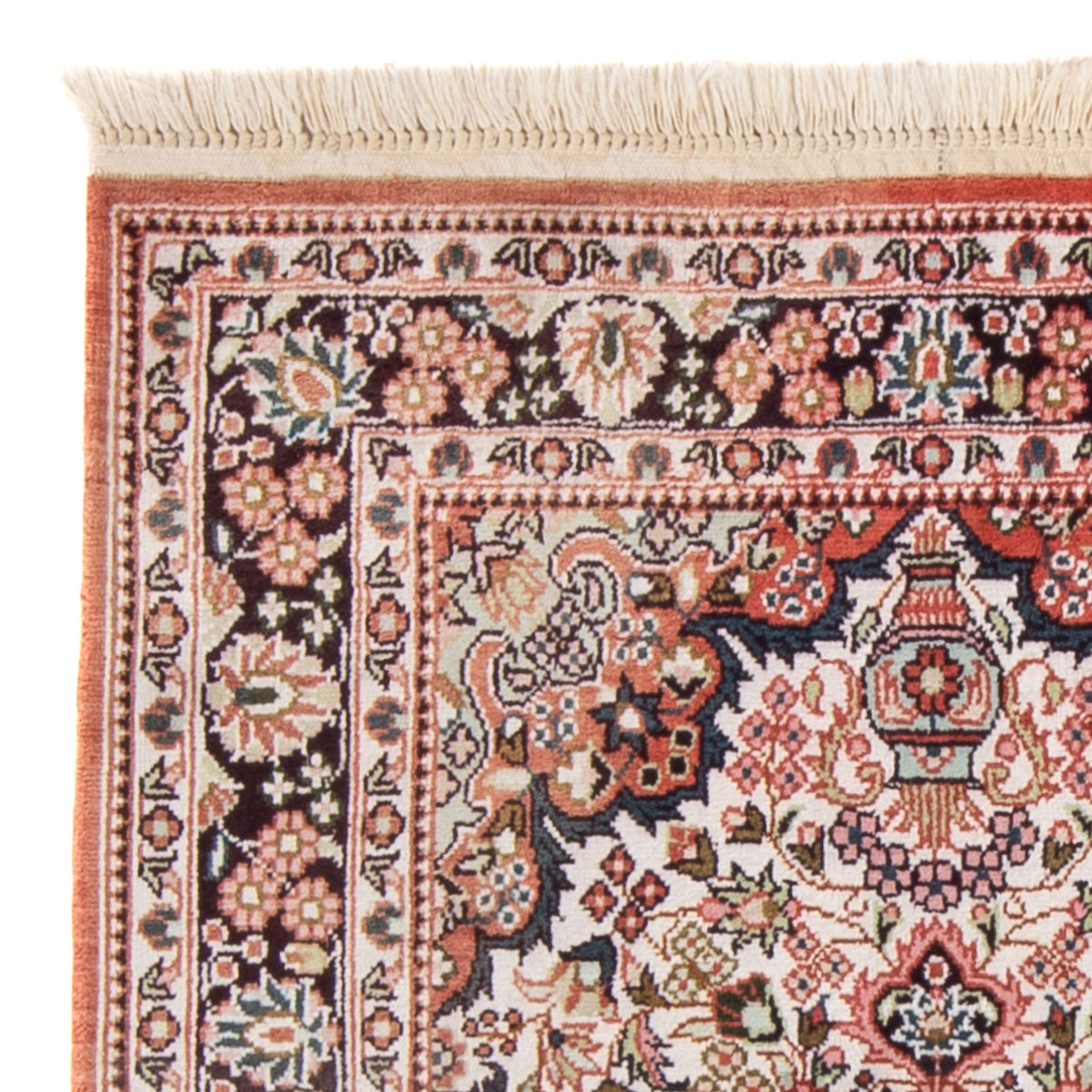 Tapis en soie - Soie chinoise - 91 x 63 cm - beige