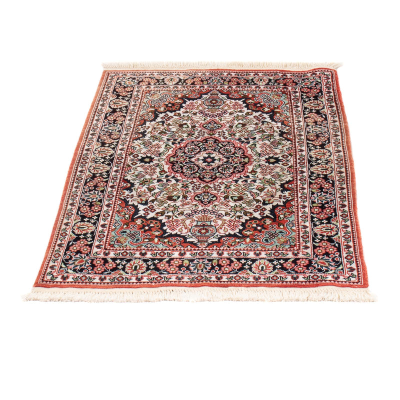 Tapis en soie - Soie chinoise - 91 x 63 cm - beige