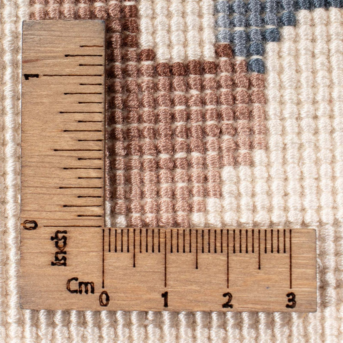 Tapis chinois - 62 x 46 cm - beige