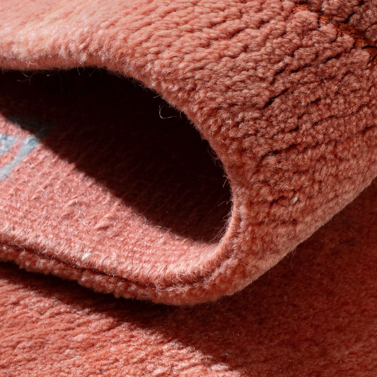 Tapis Népalais - 141 x 74 cm - saumon